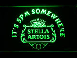 Stella Artois It's 5pm Somewhere LED Neon Sign USB - Green - TheLedHeroes