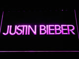 FREE Justin Bieber (2) LED Sign - Purple - TheLedHeroes