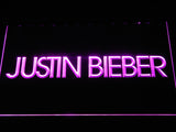 Justin Bieber (2) LED Neon Sign USB - Purple - TheLedHeroes