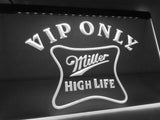Miller High Life VIP Only LED Neon Sign Electrical - White - TheLedHeroes