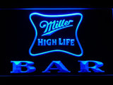 Miller High Life Bar LED Neon Sign Electrical - Blue - TheLedHeroes