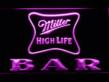 FREE Miller High Life Bar LED Sign - Purple - TheLedHeroes