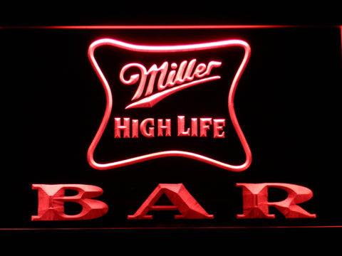 FREE Miller High Life Bar LED Sign - Red - TheLedHeroes