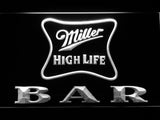 Miller High Life Bar LED Neon Sign Electrical - White - TheLedHeroes