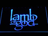 Lamb of God  LED Neon Sign Electrical - Blue - TheLedHeroes