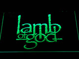 FREE Lamb of God  LED Sign - Green - TheLedHeroes