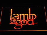 Lamb of God  LED Neon Sign Electrical - Orange - TheLedHeroes