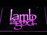 Lamb of God  LED Neon Sign USB - Purple - TheLedHeroes