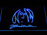 John Lennon LED Neon Sign Electrical - Blue - TheLedHeroes