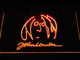 John Lennon LED Neon Sign USB - Orange - TheLedHeroes