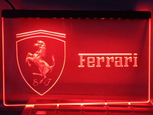 Ferrari LED Neon Sign Electrical - Red - TheLedHeroes