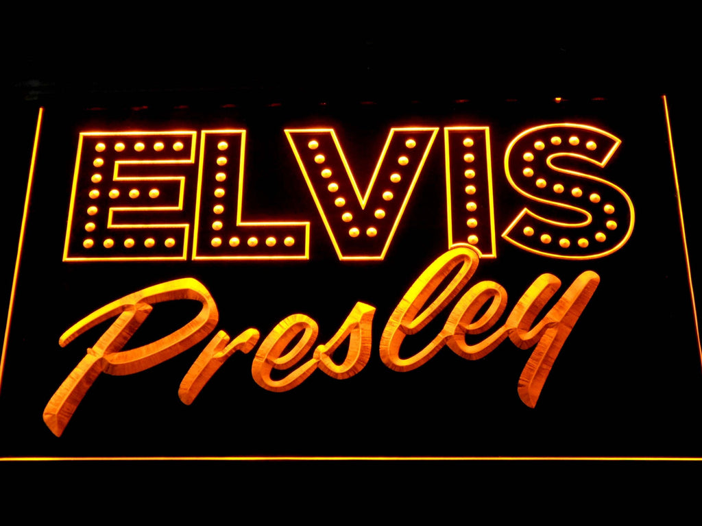 Elvis Presley LED Neon Sign Electrical - Yellow - TheLedHeroes