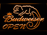 FREE Budweiser Chameleon Open LED Sign - Orange - TheLedHeroes