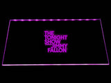 The Tonight Show Starring Jimmy Fallon LED Neon Sign USB - Purple - TheLedHeroes