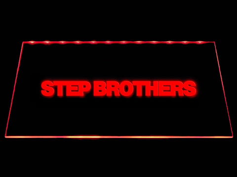Step Brothers LED Neon Sign USB - Red - TheLedHeroes