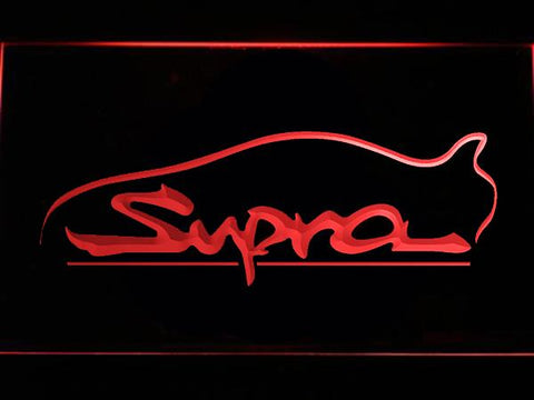 Toyota Supra LED Neon Sign USB - Red - TheLedHeroes