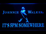 Johnnie Walker It's 5pm Somewhere LED Neon Sign Electrical -  - TheLedHeroes
