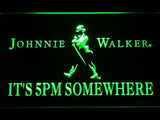 Johnnie Walker It's 5pm Somewhere LED Neon Sign Electrical -  - TheLedHeroes