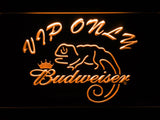 Budweiser Chameleon VIP Only LED Neon Sign USB - Orange - TheLedHeroes
