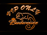 FREE Budweiser Chameleon VIP Only LED Sign - Orange - TheLedHeroes