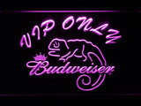 Budweiser Chameleon VIP Only LED Neon Sign Electrical - Purple - TheLedHeroes