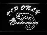 Budweiser Chameleon VIP Only LED Neon Sign USB - White - TheLedHeroes