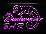Budweiser Chameleon Bar LED Neon Sign USB - Purple - TheLedHeroes