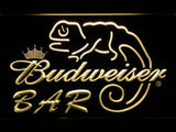 Budweiser Chameleon Bar LED Neon Sign USB - Yellow - TheLedHeroes