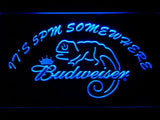 Budweiser Chameleon It's 5pm Somewhere LED Neon Sign Electrical -  - TheLedHeroes