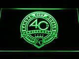 Kansas City Royals 40th Anniversary LED Neon Sign Electrical - Green - TheLedHeroes