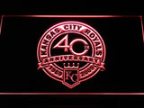 Kansas City Royals 40th Anniversary LED Neon Sign Electrical - Red - TheLedHeroes