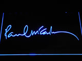Paul Mccartney LED Neon Sign Electrical - Blue - TheLedHeroes