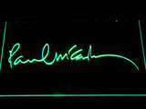 Paul Mccartney LED Neon Sign Electrical - Green - TheLedHeroes