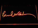 Paul Mccartney LED Neon Sign Electrical - Orange - TheLedHeroes