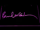 Paul Mccartney LED Neon Sign USB - Purple - TheLedHeroes