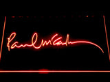 Paul Mccartney LED Neon Sign Electrical - Red - TheLedHeroes
