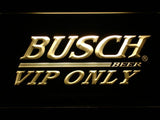 Busch VIP Only LED Neon Sign USB - Yellow - TheLedHeroes