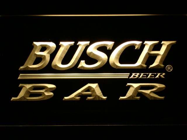 FREE Busch Bar LED Sign - Yellow - TheLedHeroes