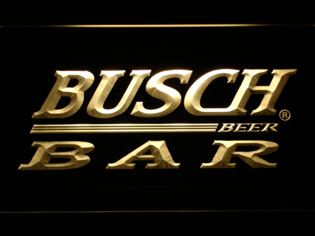 Busch Bar LED Neon Sign USB - Yellow - TheLedHeroes