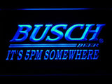 Busch It's 5pm Somewhere LED Neon Sign Electrical - Blue - TheLedHeroes