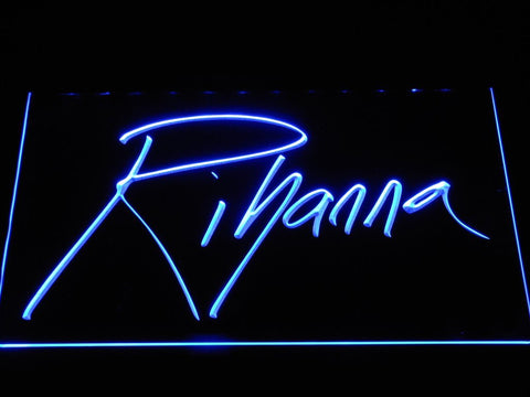 Rihanna LED Neon Sign Electrical - Blue - TheLedHeroes