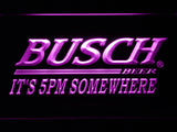 FREE Busch It's 5pm Somewhere LED Sign - Purple - TheLedHeroes