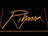 Rihanna LED Neon Sign Electrical - Yellow - TheLedHeroes