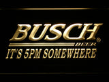 FREE Busch It's 5pm Somewhere LED Sign - Yellow - TheLedHeroes
