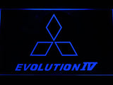FREE Mitsubishi Evolution IV LED Sign - Blue - TheLedHeroes