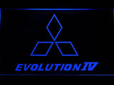Mitsubishi Evolution IV LED Neon Sign Electrical - Blue - TheLedHeroes