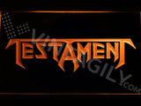 Testament LED Neon Sign USB - Orange - TheLedHeroes