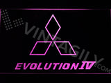 Mitsubishi Evolution IV LED Sign - Purple - TheLedHeroes