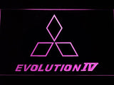 Mitsubishi Evolution IV LED Neon Sign Electrical - Purple - TheLedHeroes