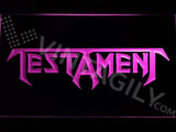 Testament LED Neon Sign USB - Purple - TheLedHeroes